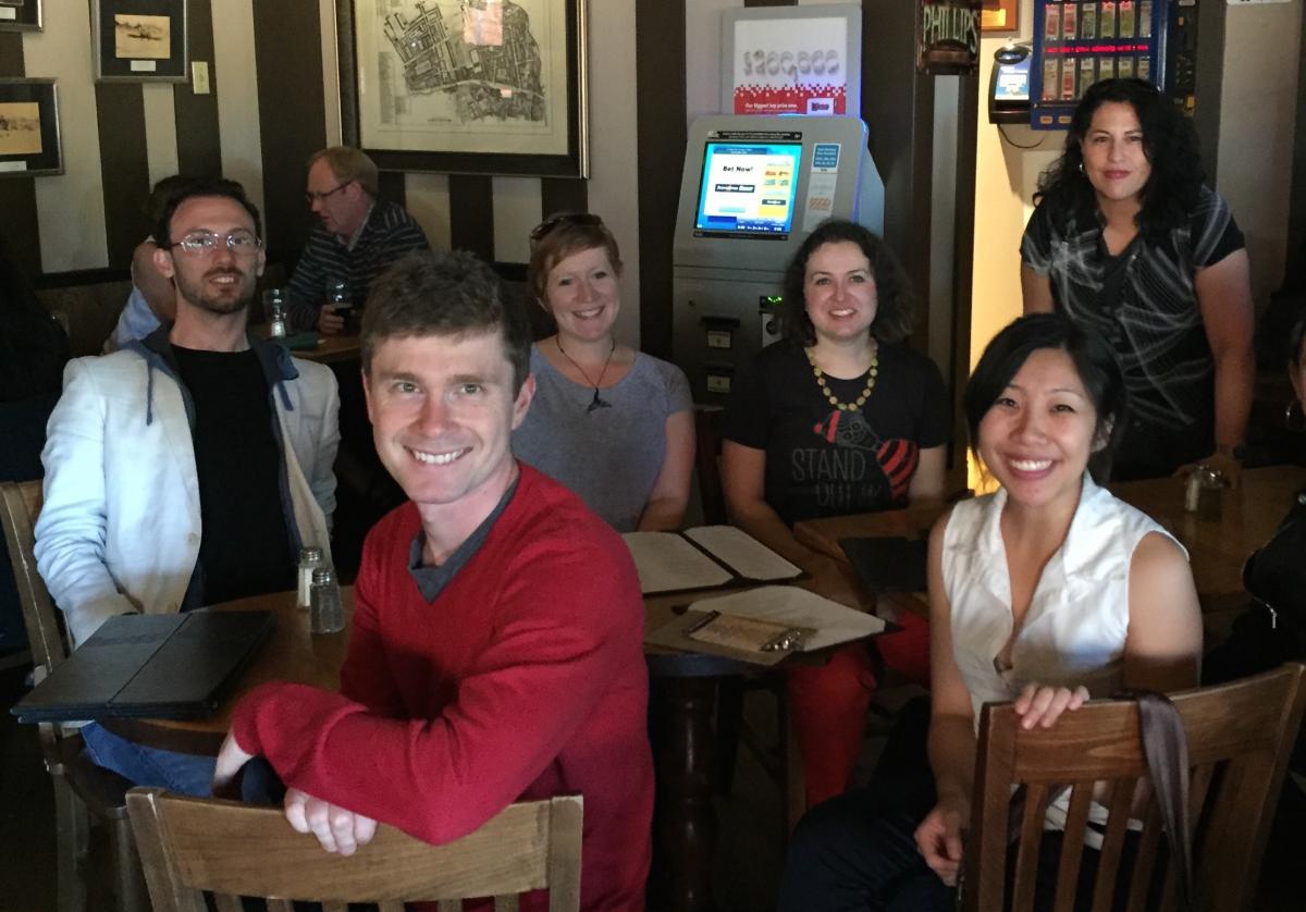 UC Berkeley attendees meet up at DHSI 2015 