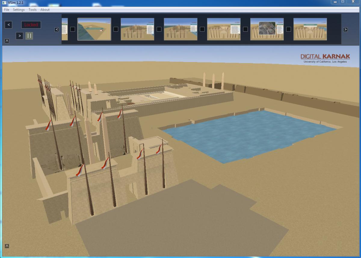 Digital Karnak in VSim screenshot