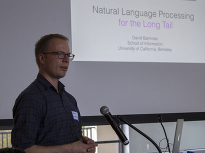 David Bamman presents: "Natural Language Processing for the Long Tail" at the Digital Humanities at Berkeley Summer Institute