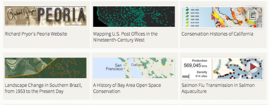 Gallery of Spatial History Project at Stanford University http://web.stanford.edu/group/spatialhistory/cgi-bin/site/gallery.php