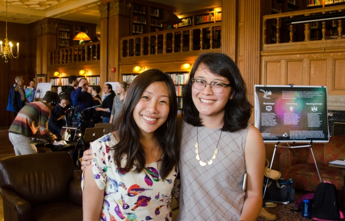 Cindy Nguyen and Camille Villa at DH Faire 2016